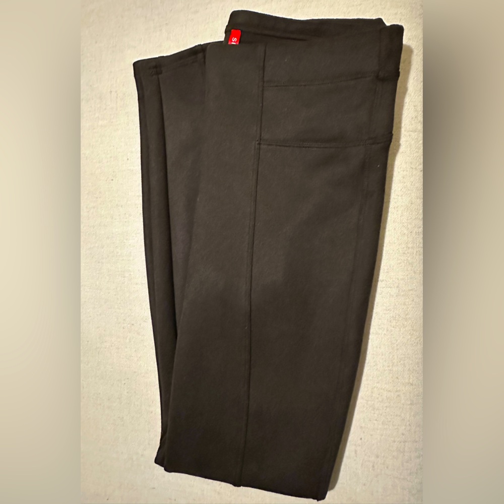 Spanx Soft and Comfy Faux Suede brown leggings size medium